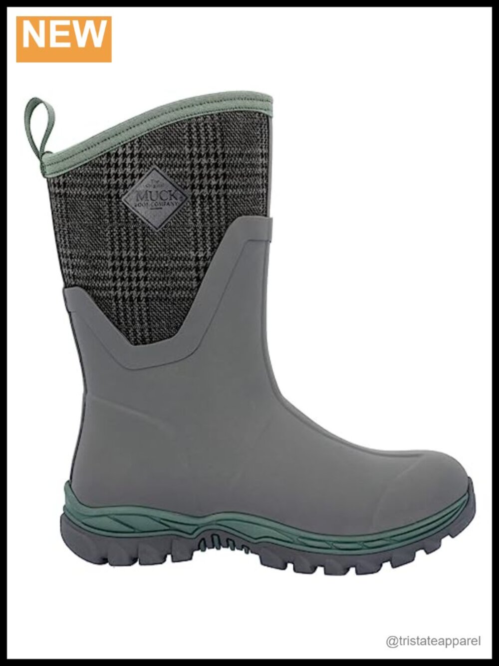 Waterproof Mid-Calf Pull-On Neoprene Insulated Boots